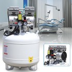 40l Dental Medical Air Compressor Silent Air Compressor Oilless 115psi 0 75kw