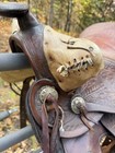 Western Saddle D  cor     Rustic Cabin Display     Tooled Leather 15    Very Nice Decor