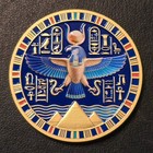 Challenge Coin  Ancient Egypt  2 Nekhbet   Thoth  ships From Co  Usa 
