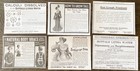 Lot Of 38 Original Quack Medicine Cures C1890s-1900s Magazine Print Ad Clippings