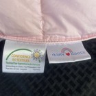Pink Baby Crib Comforter duvet blanket All Season 100  White Goose Down Fill