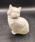  boxw  Vintage Avon White Persian Cat Perfume Bottle Empty