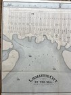 Lavalette City Map Original 1878 New Jersey Coast Atlas  Shore Barnegate Bay Vtg