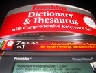 New franklin Dictionary   Thesaurus With Comprehensive Reference Set Mwd-1490