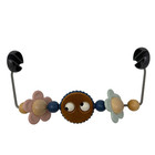 Babybjorn Toy For Bouncer Googly Eyes Pastel Flowers  New  no Box   Wooden Toy