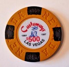         vintage Castaways Casino  Las Vegas  500 Casino Poker Blackjack Chip 1964 