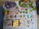 Huge Playmates Tmnt Mixed Lot Action Figures W  Vehicles playsets   Accessories