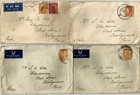 Burma 8 Covers 1936-1941 Including Indian Stamps Used In Burma   thayetmyo     l