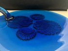 Chet Cole Hand Blown Seashell Serving Tray Excellent Condition 9 5  X 12  Long