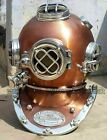 Copper Antique Scuba Diving Helmet Us Boston Navy Mark V Deep Sea Marine Divers