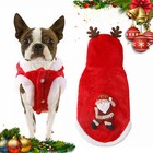 Halloween Spider bat Pet Costume xmas Santa Hoodie Coat Cosplay Clothes Cat Dog