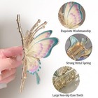 6 Pcs Hair Claw Clips For Women  Large Strong Non-slip Metal Hair Claw Clips