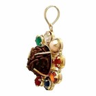 5 Mukhi Nepal Rudraksha With Navratan Pendant For Men And Women