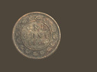 1859 Canada One Cent Queen Victoria - Low 9 - Fine Condition