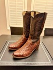 Lucchese Elgin In Brown Full Quill Ostrich Us 8 5d Model N11877 3