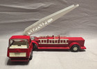 Vintage 1970s Metal Tonka Red Fire Truck With Ladders Pressed Steel Toy
