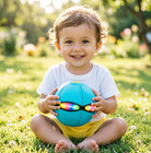 2pk Magic Flying Saucer Ball Toy With Led Light Flat Ball Disc Outdoor Kids Gift