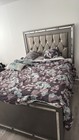 Led Light Gray Queen Bedroom Set