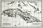1780 Bonne Map Cuba Havana Bahamas Florida Keys West Indies Caribbean Bimini
