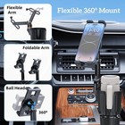 360   Universal Cup Holder Car Mount Cradle For Cell Phone Drink Organizer Holder