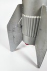 Vtg 1957 Astro Mfg Rocket Ship Mechanical Coin Bank Berzac Creation Space Age