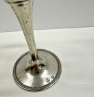 Arte Italica Set Of 2 Italian Pewter   Glass Handmade Red Wine Glasses