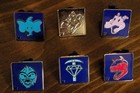 Disney Pins Hidden Mickey Attraction Icons 2017 Complete 6 Pin Set