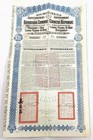 China 1913 Lung-tsing-u-hai Railway Bond Petchili W  Cert Of Provenance Pass-co