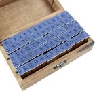 70pcs Alphabet Stamps Vintage Wooden Rubber Letter Number And Symbol Stamp Set