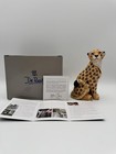 De Rosa Rinconada Adult Cheetah F248 Figurine Handmade Ceramic Gold Accents 2024