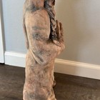 Handcrafted Terracotta Sculpture Of Native American By Louise Barker