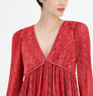 Michael Michael Kors Printed Pleated Top Msrp  135