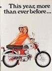 1967 Honda Full-line 4 Page Brochure-touring Scrambler Super Hawk 90 160 305 450