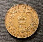 1917 C Newfoundland One Cent  Enn Coins