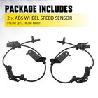 2x Abs Wheel Speed Sensor Left Front   Fit Right Honda 08 Accord 09-12 Ex Coupe