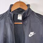 Nike Track Jacket  Youth L Black Full Zip Long Sleeve Athletic Casual - Kids 