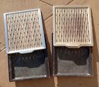 Okeefe   Merritt Stove Porcelain Enamel   Chrome Broiler Set  2 Pairs Available