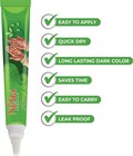 Neha Henna Mehendi 4 Tubes Dark Red Instant Herbal Tattoo Paste Cones