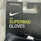 Nike Superbad Nfl Football Gloves Mens Sz Xl Black Grey New Receiver Pgf764-017