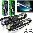 99000000 Lm Rechargeable Led Flashlight Tactical Police Super Bright Torch Light