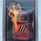 Snapon Tools Vintage Wood Clock Pinup Girl Clock Inoperative Diag  Equipment 