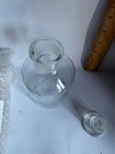New  Lot 5 500ml Clear Glass Jar Wide Mouthed Reagent Bottle  Free Shipping  Usa