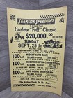 Vintage Seekonk Speedway Ma Racing Poster Lot Demo Derby  Fall Classic  Figure 8