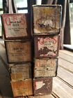 Lot Of 8 Qrs Player Piano Word Rolls Antique Vintage Music Songs
