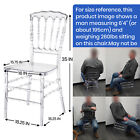 Clearance Set Of 4 Ghost Acrylic Transparent Clear Stackable Dining Chairs