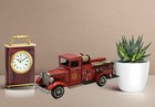 Tin Metal South Prairie Vintage Fire Engine Model Truck Firetruck Collector Edt