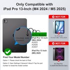 Ipad Pro 13-inch  m4 2024   M5 2025   Magic-style Magnetic Keyboard Case