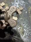 Antique Crouse-hinds    porthole    Traffic Signal Light Brass Wing Nut