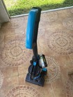 Bissell Upright Corded Carpet Cleaner W  Removable Water Tank Blue black