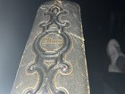 Antique Portrait Leather Brass Album Mid To Late 1800   s